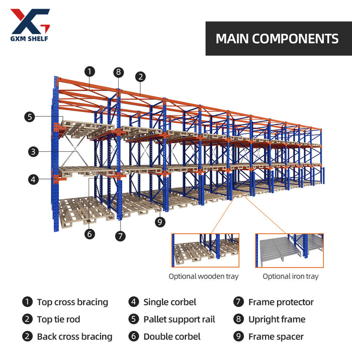 Drive-in racking industrial shelves storage