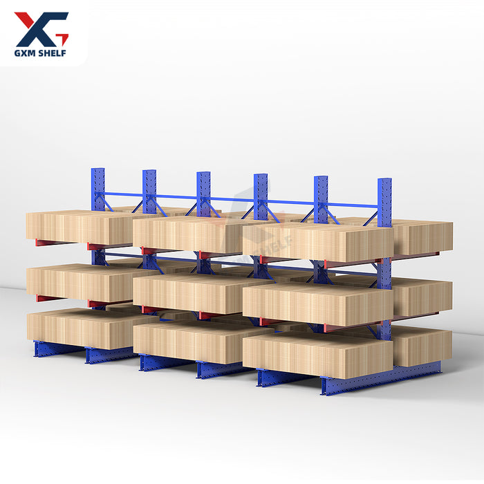 Cantilever racking system heavy duty double sides storage shelves