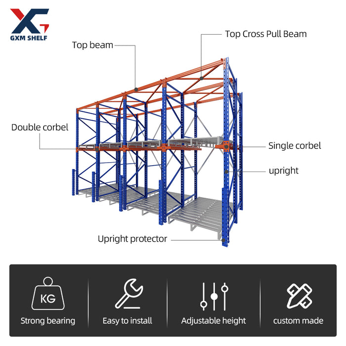 Warehouse industrial floor racking system mezzanine system