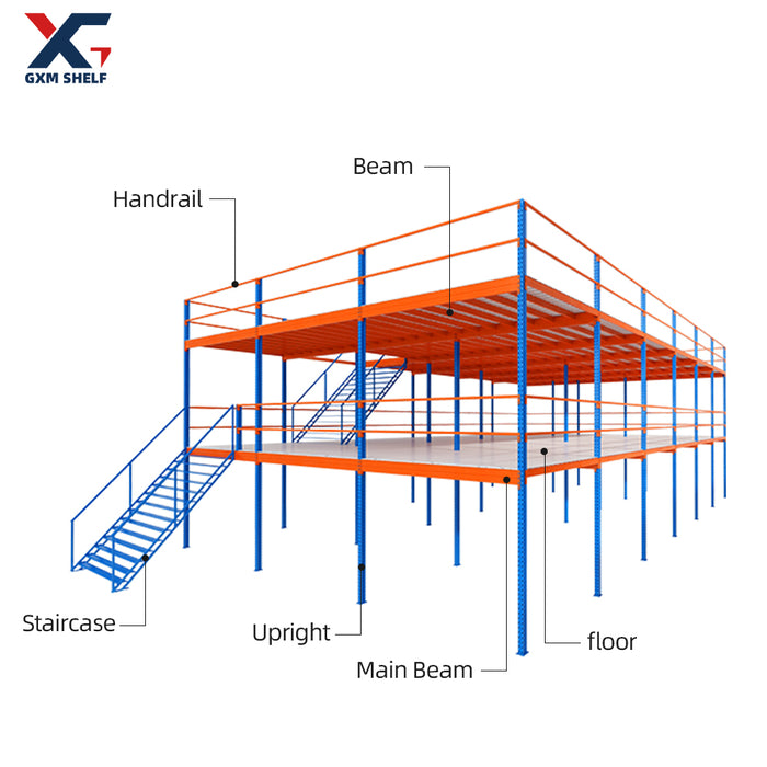 Mezzanine warehouse pallet racking systems