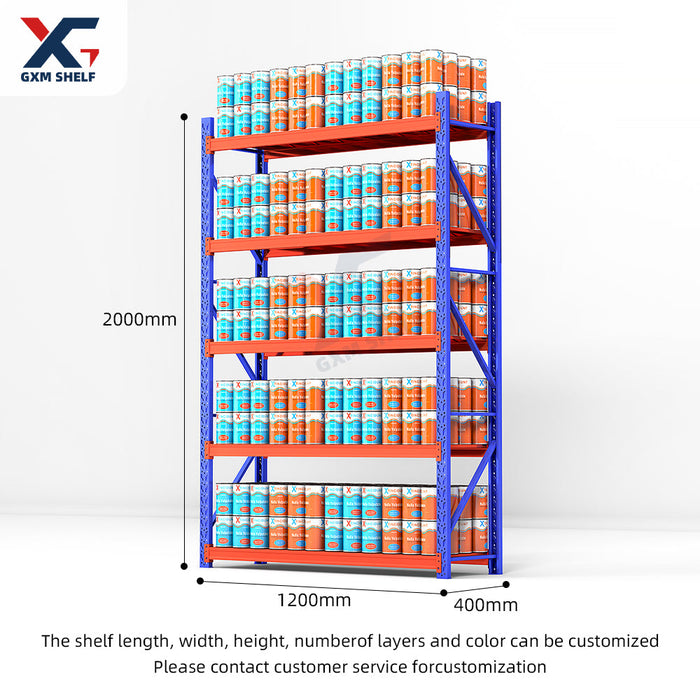 Heavy duty factory shelving unit adjustable warehouse storage rack