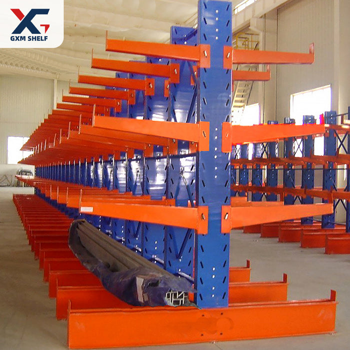 Cantilever racking system heavy duty double sides storage shelves