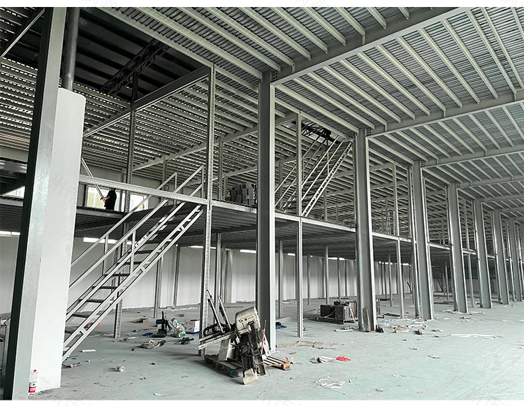 H-steel Mezzanine racking warehouse Platforms systems steel shelves